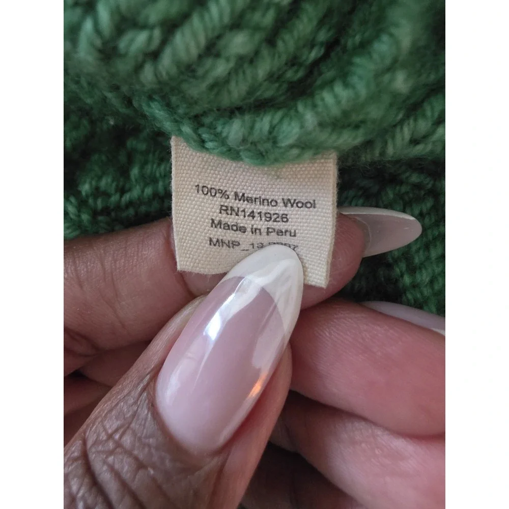 Misha & Puff Braided Sweater in the Emerald 8 Yrs